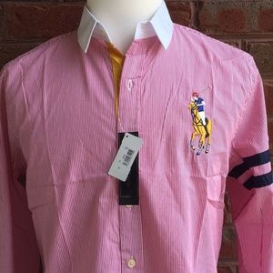 Mens polo Ralph Lauren Long Sleeves Shirt Stripes